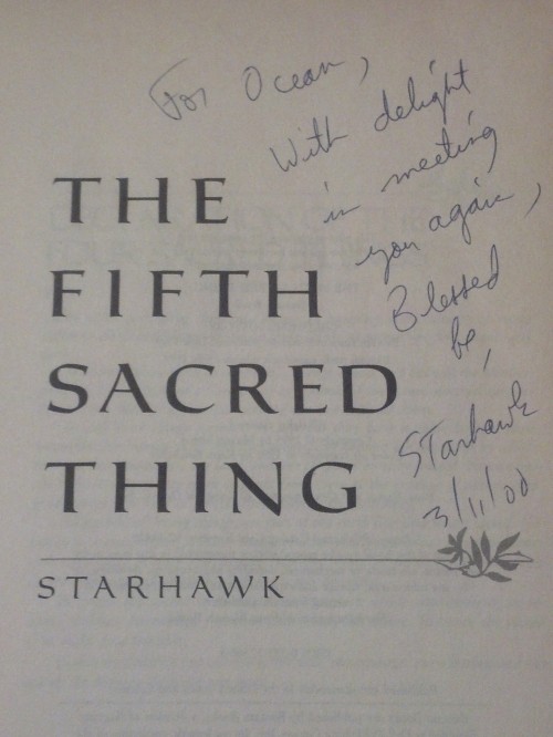 fifth sacred thing autograph